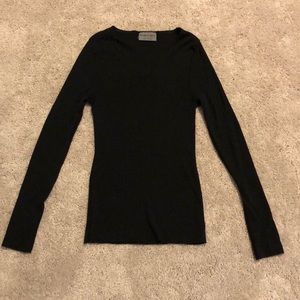 Michael Stars black long sleeve top